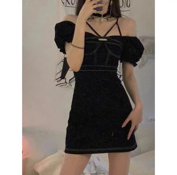 [Huaxi] denim Spice Girl design dress 9113\pcz