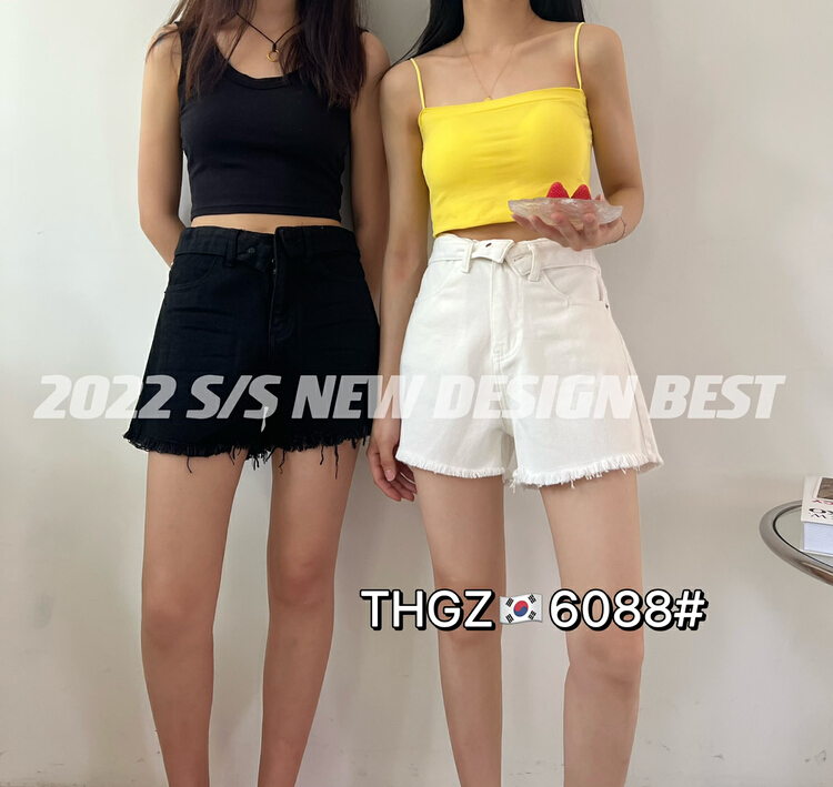 [fairy tale princess] simple and versatile skinny denim shorts s6088\hjy