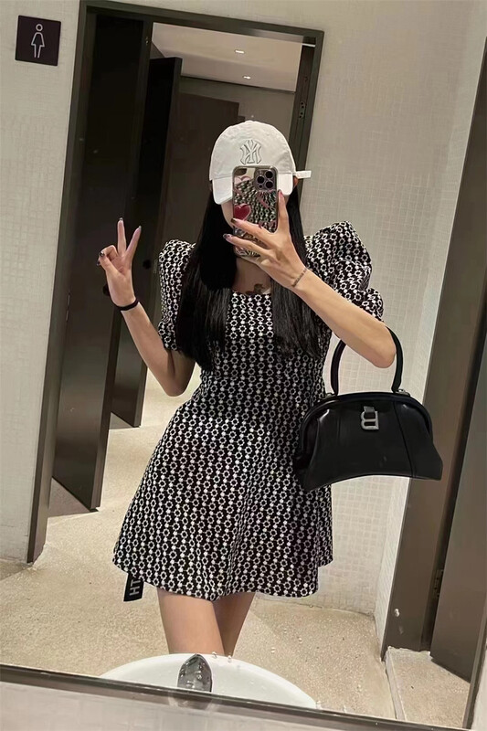 [Han C family] embroidered Pullover lace up dress 6462\pcz