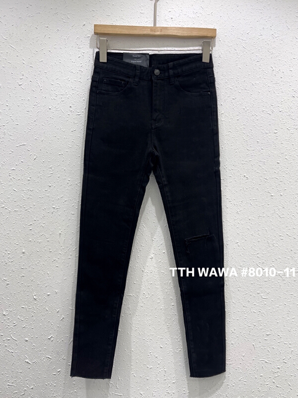 Original price 89.11! In early summer! [Wawa] Korean casual casual versatile skinny little leg jeans 8010-11\lsl