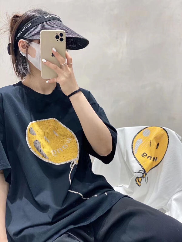 [Qianxi 88 store] balloon printed loose short sleeve T-shirt 307\xyy