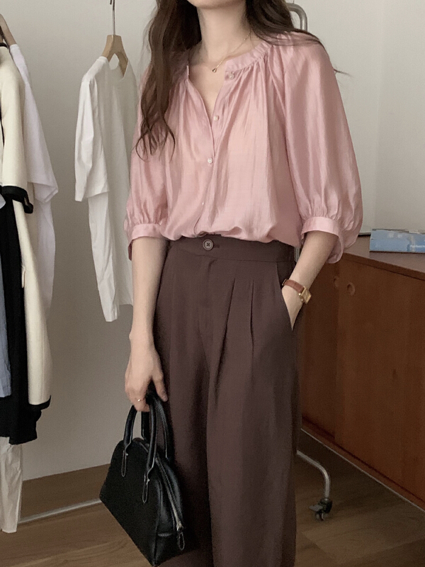 [T.G] fashion single breasted commuter simple shirt 17665\cls