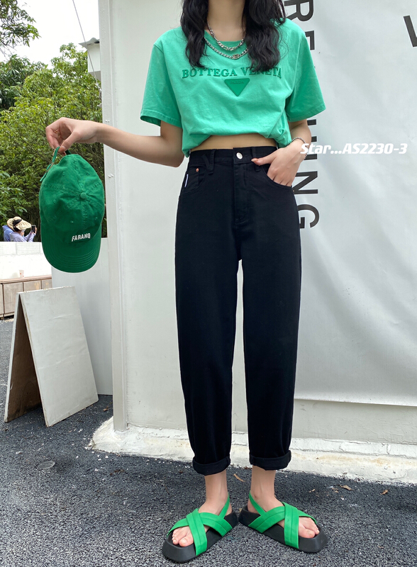 [star] universal elastic waist versatile Harlan jeans as2230-3