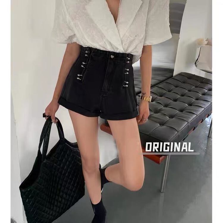 [yuan color] heavy industry design Vintage denim shorts 529\lsw