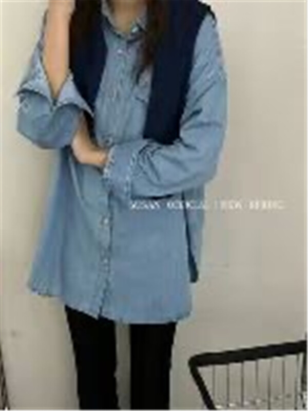 New year in early spring! [Susan] simple and loose casual shirt (with cape) 6083-1\lsw
