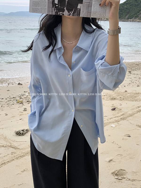 New year in early spring! [Kittin] basic comfortable skin shirt 882\xyy