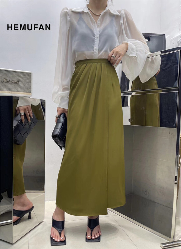 [hemufan hemufan] high class big brand simple skirt 3791\l