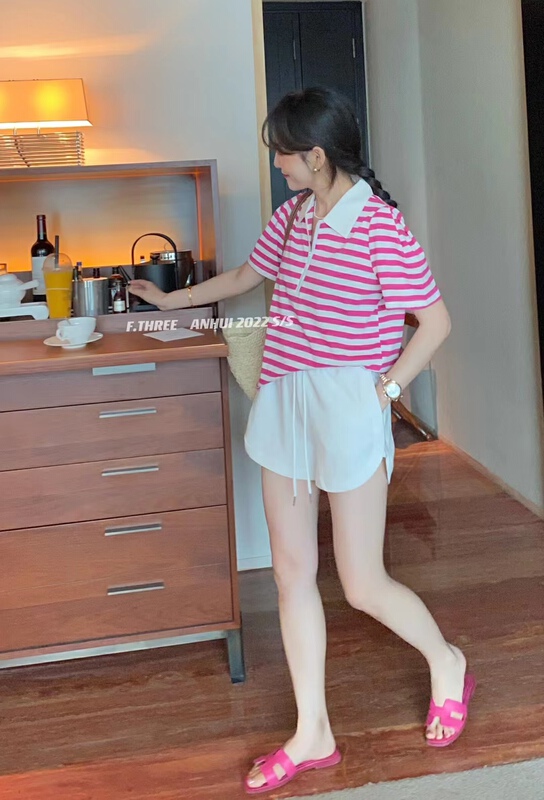 [f.three] casual shorts 87327\xj