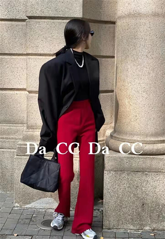 New year in early spring! [c.h.z] solid color versatile Korean casual pants 90575 \wtt