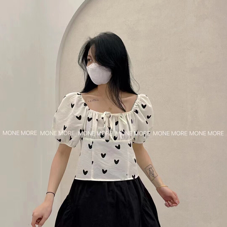 [mone more foam home] French fashion love shirt 8123\hbx