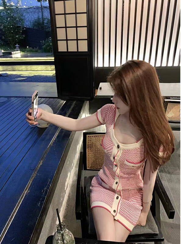 [am Gardenia] knitting process Knitting Lapel dress 8088\pcz