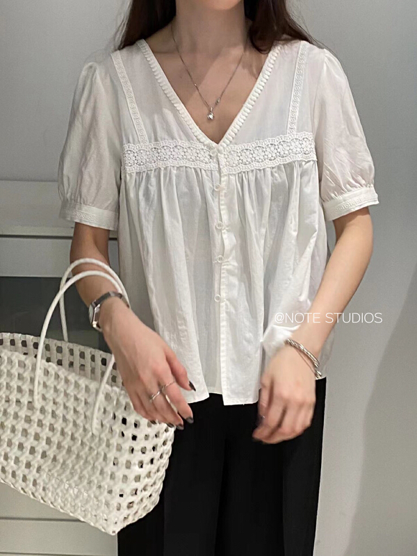 Original price 55.27! [note] Korean version ins temperament versatile loose shirt 22229\hbx