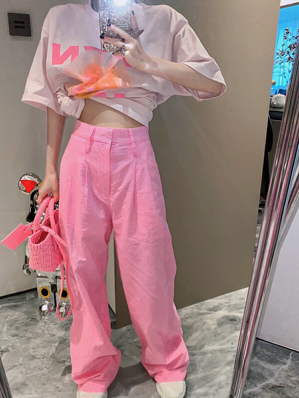 [YT] niche loose wide leg casual pants k5999\pcz