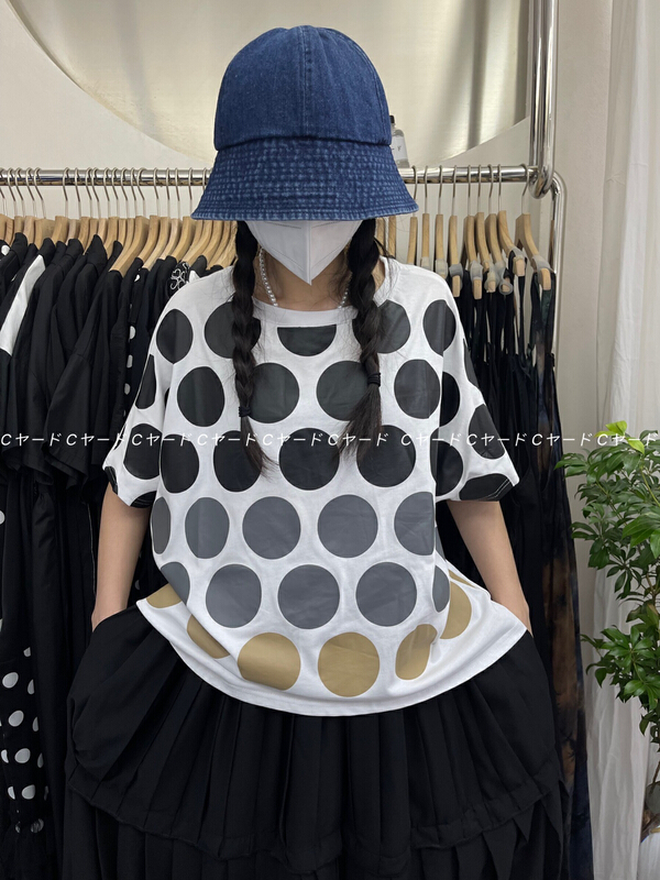 [size] color dot simple short sleeve T-shirt 65922\lsw