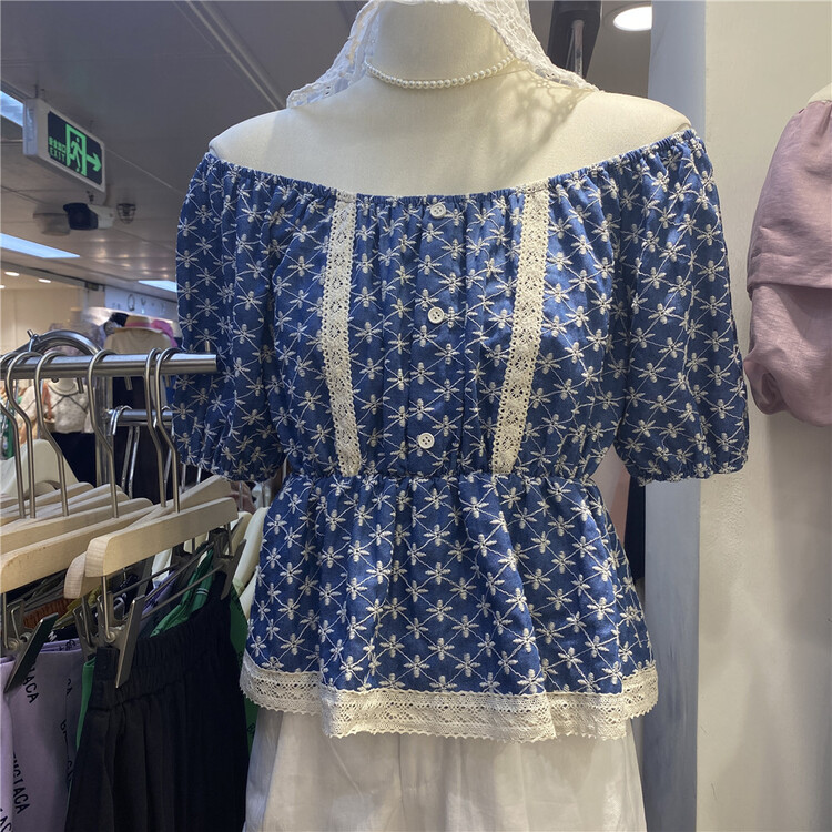[CIG] fashionable embroidery versatile shirt 6117\zjy