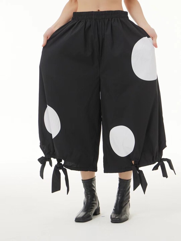 New in early summer! [size] Korean style wave point design foreign style casual pants 3165\lsw