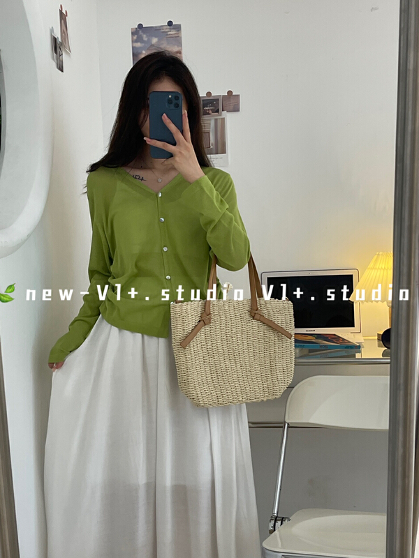 [vi+] Korean drawstring long sleeve sunscreen shirt 3188\lsw