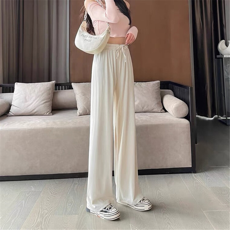 [Shangpin Wanqian] basic versatile elastic waist casual pants ys1-795\hjy