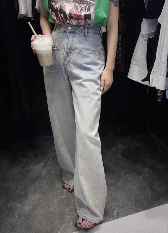 [c.h.z] distressed Korean loose skinny jeans 20336\wtt
