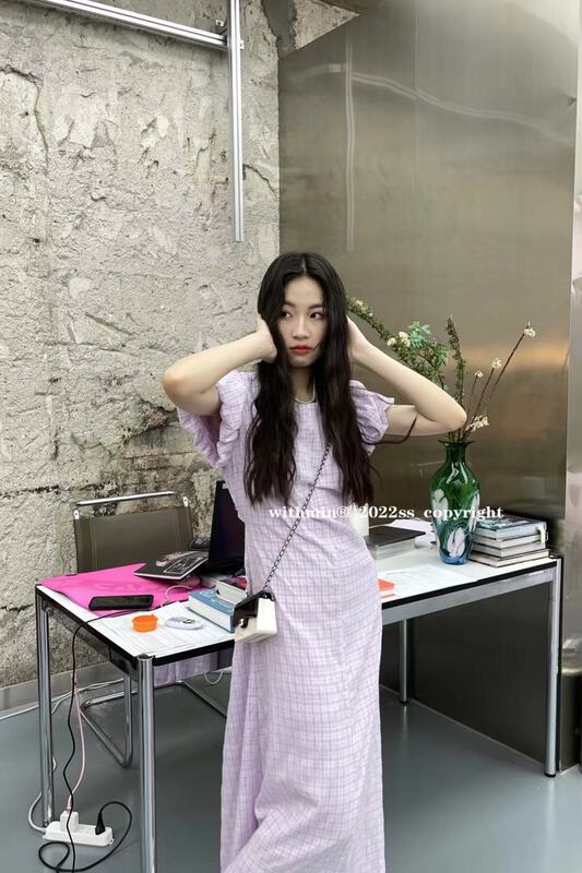 In early summer! [withmin] niche design backless western dress 4162\s