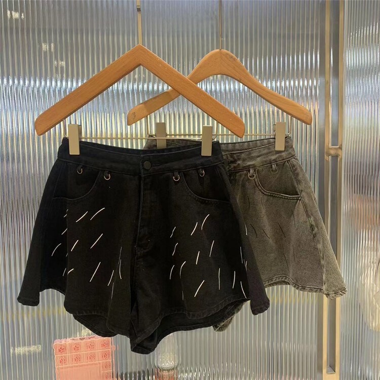 [o not 1] Korean design sense niche denim shorts w699\lsw