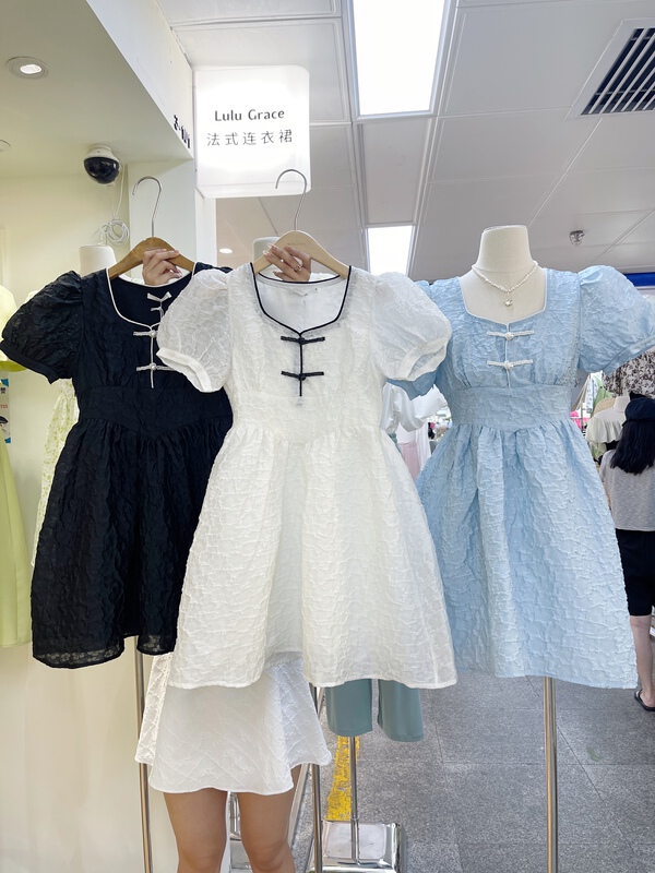 [Lulu grace] fashion fresh simple sweet dress 6360\zjy