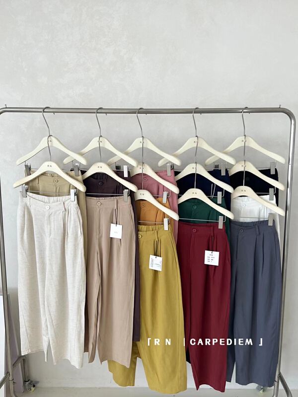 [RN] Korean loose and versatile high waist casual pants 80950\ll