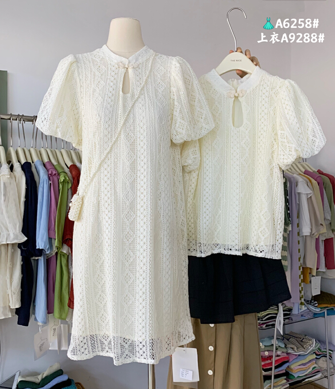 [the nice] artistic Chinese style thin dress a6258 \hjy