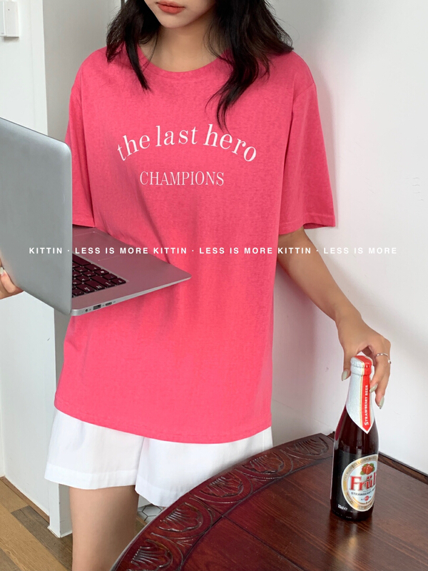 [Kittin] Korean simple short sleeve T-shirt short sleeve T-shirt 360\xyy