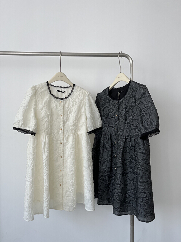 [RS] round neck single breasted fashion dress dh2252\xyy