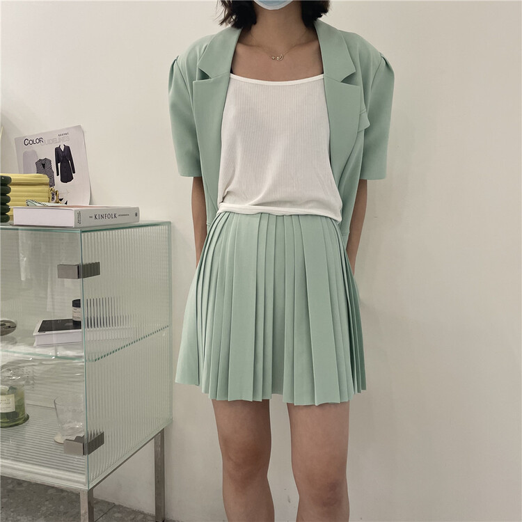 [Nike] pleated western style slim skirt 2073\lsw