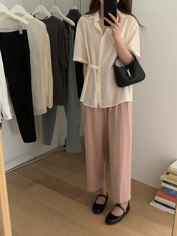 [T.G] loose, simple and versatile pants 17655\cls