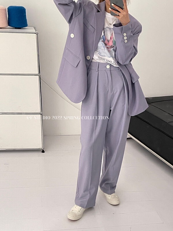 New year in early spring! [AF] versatile high waist retro trousers 90130\xyy