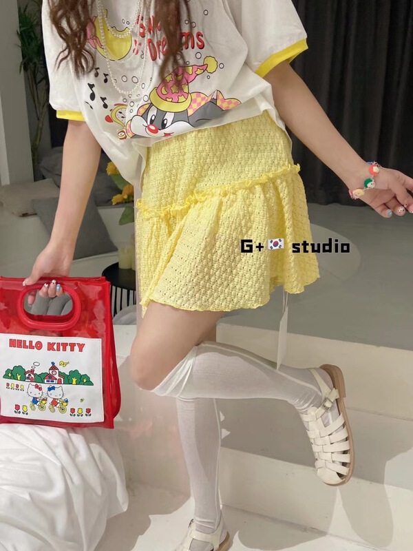 [g+] high waist slim versatile skirt 9906\wtt