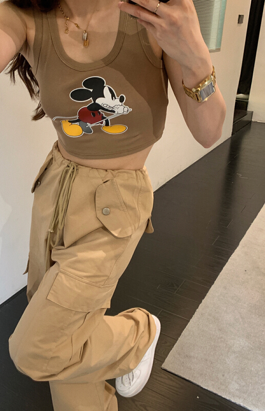 [VT] cartoon trend personalized versatile vest / suspender 8820-1\ozq