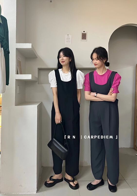 In early summer! [R n] Korean loose and versatile niche casual round neck short sleeve T-shirt 80631\ll