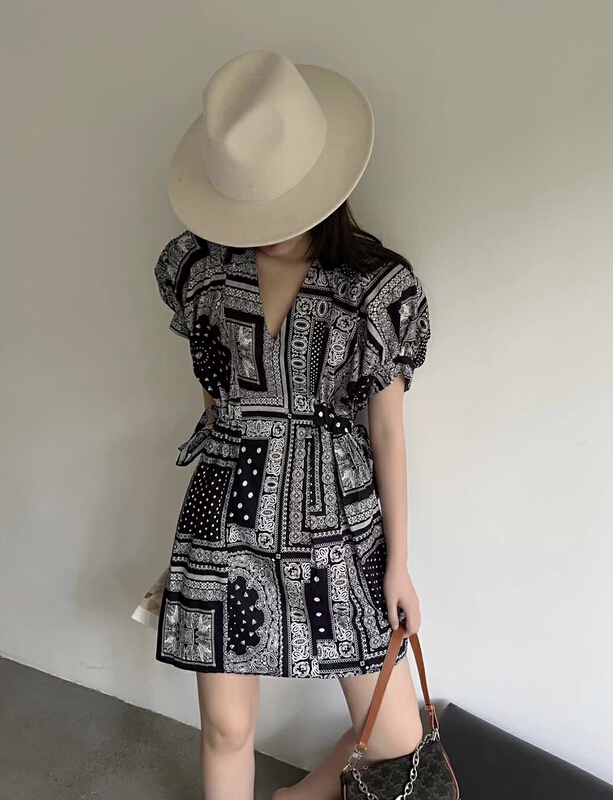 [jvv sister] retro waist dress 2671\zxl