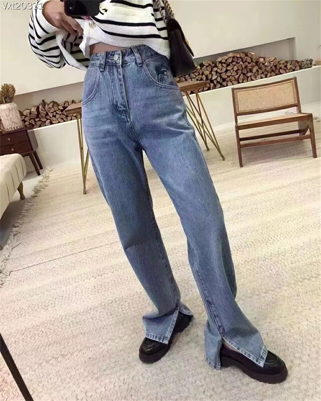 Original price 108.99! New year in early spring! [t-platform] simple solid straight jeans 8115\zxx