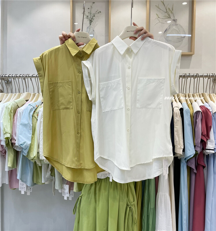 [Max original] simple and personalized commuter versatile shirt 98278\hbx