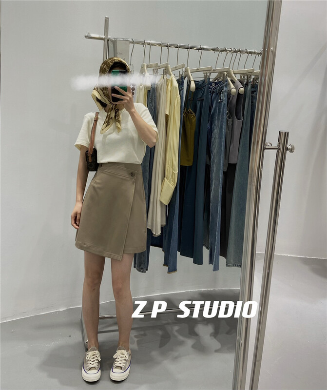 [z.p studies] Korean irregular design skirt ys1-8038\zjy