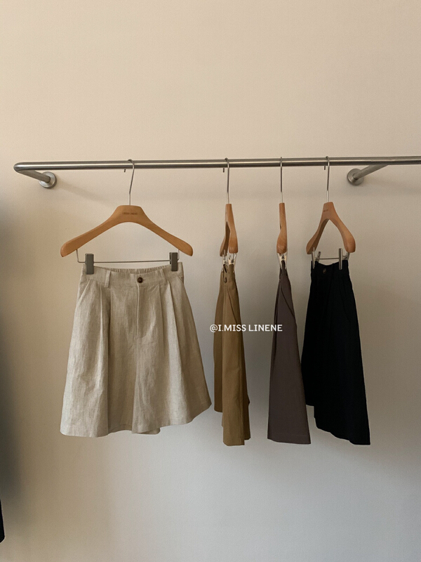 [Imiss] simple high waist versatile casual shorts cx6332\lsw