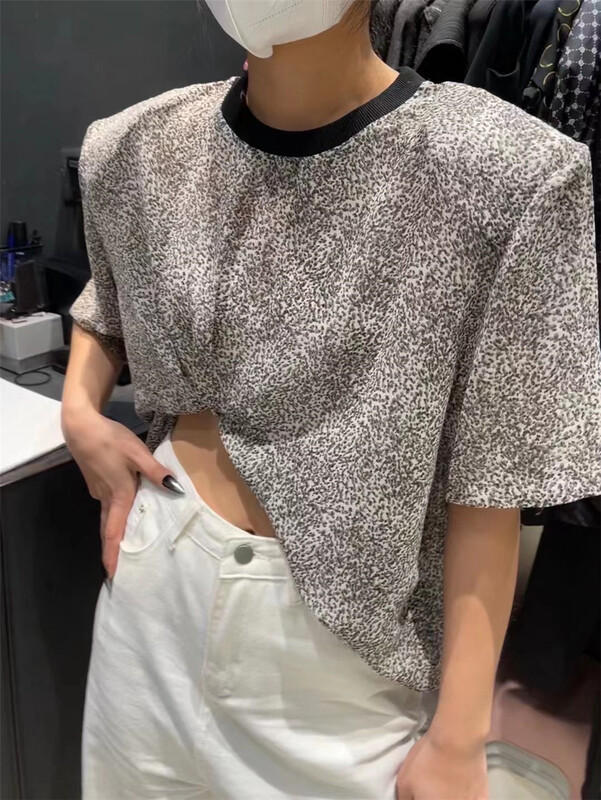 [Bella Bella] short sleeve Pullover round neck sunscreen shirt 6916\wtt