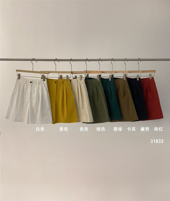 [clean space] minimalist temperament high sense loose casual shorts 31833\cls