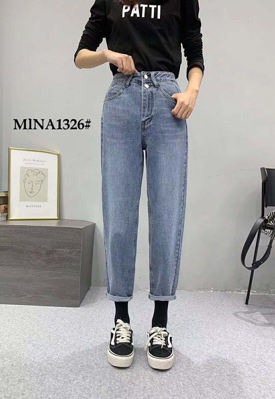 New year in early spring! [Mina] Korean style spring free Harlan jeans y1326\lsw