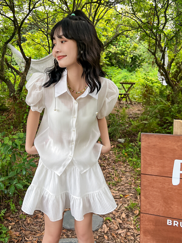 [rong'er family] simple commuting comfortable shirt 20752\hjy