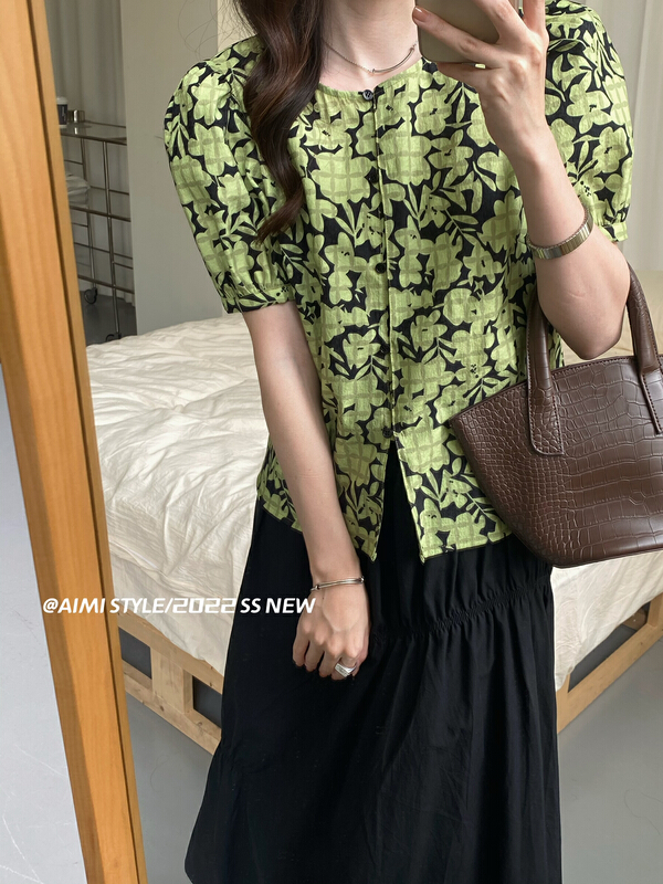[aimistyle] Korean fashion stingy retro shirt 10959\hbx