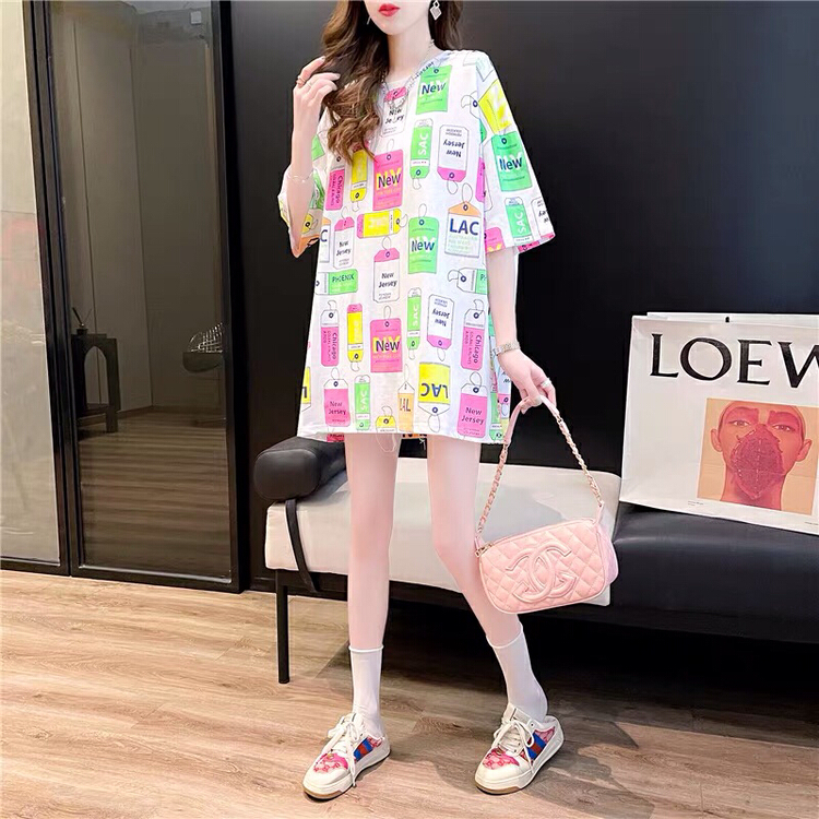 [Ziyi family] versatile fashion personalized short sleeve T-shirt ys4-808\wtt