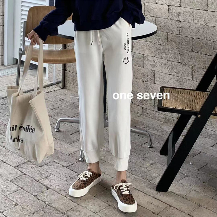 Original price 73.72! [one seven] slim legged versatile casual pants a018\xyy
