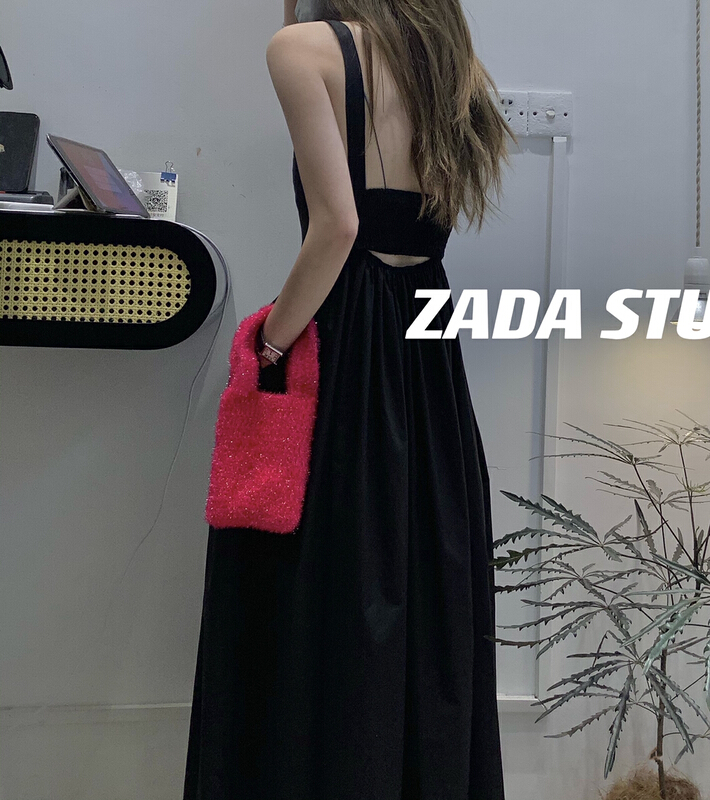 [Zada] back rubber band backless versatile dress 3318\wtt