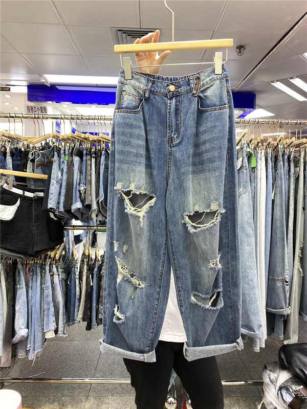 [TIMI] fashion skinny jeans with holes 2061\lsw